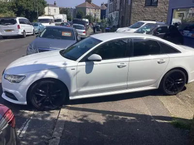 Usado Audi A6 Black Edition 190 HP (139 kW) 2016 Branco Sedan