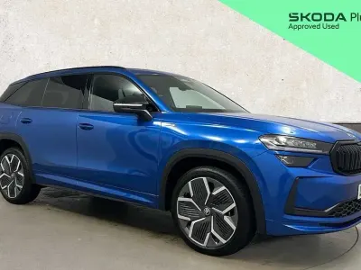 Used Skoda Kodiaq SportLine 200 HP (147 kW) 2025 Blue SUV