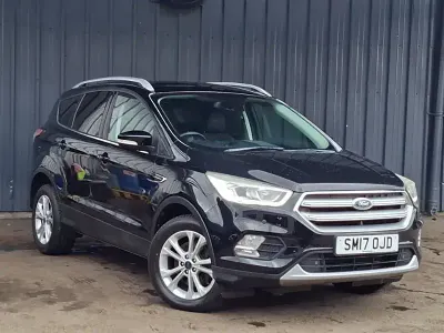 Used Ford Kuga Titanium 150 HP (110 kW) 2017 Black SUV