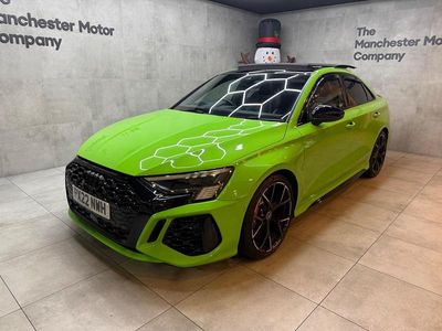 Green Used 2022 Audi RS3 Advanced Sedan | £49,621 (Fair price)