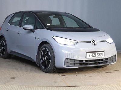 Begagnad VW ID.3 Pro Performance 150 kW (204 HK) 2021 Grå Halvkombi