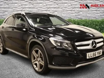 Used Mercedes GLA220 AMG line 177 HP (130 kW) 2016 Black SUV