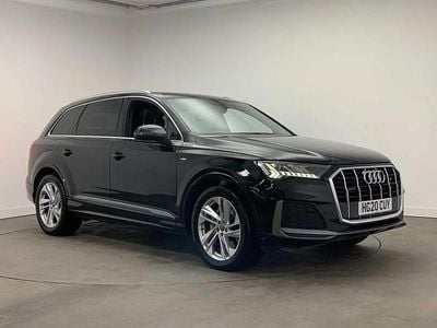 Black Used 2020 Audi Q7 S-Line SUV | £32,700 (Fair price)