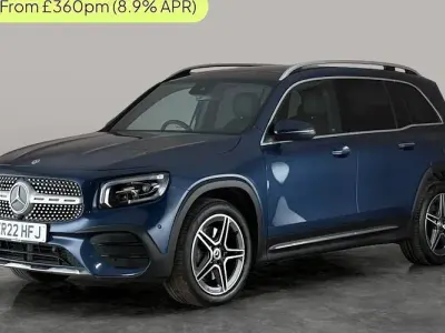 Used Mercedes GLB220 AMG line 190 HP (139 kW) 2022 Blue SUV