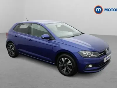 Used VW Polo Match 95 HP (69 kW) 2021 Blue Hatchback