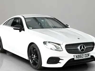Used Mercedes E300 AMG line 245 HP (180 kW) 2019 White Coupe