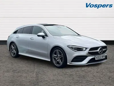 Used Mercedes CLA250 AMG Line Premium Plus 221 HP (162 kW) 2022 Silver Coupe