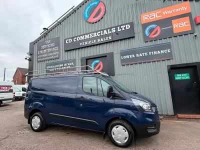 Used Ford Transit Custom 105 HP (77 kW) 2022 Blue Van