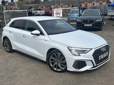 Usado Audi A3 Sportback S-Line 150 HP (110 kW) 2020 Branco Citadino