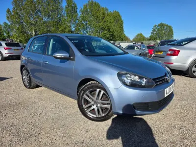 Begagnad VW Golf VI SE 122 HK (89 kW) 2009 Blå Halvkombi