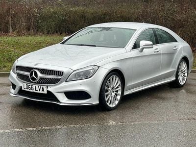 Silver Used 2016 Mercedes CLS220 AMG line Coupe | £15,300 (Fair price)