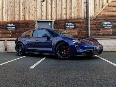 Blue Used 2023 Porsche Taycan Performance Package Estate | £70,495 (Fair price)