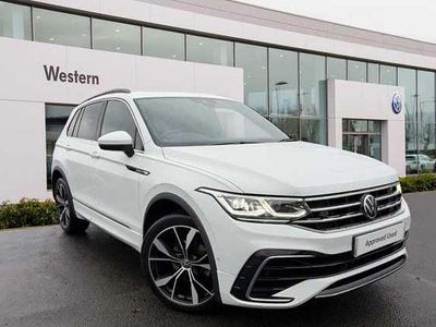 Used VW Tiguan R-line 150 HP (110 kW) 2023 White SUV