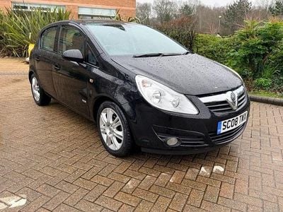 Black Used 2008 Vauxhall Corsa Design Edition Hatchback | £1,994 (Fair price)