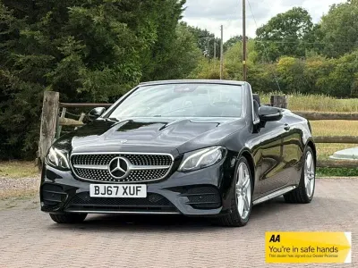 Used Mercedes E220 AMG Line Premium 2017 Black Cabriolet