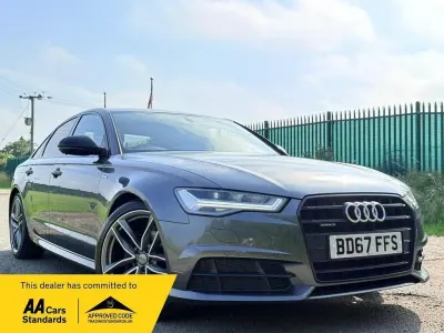 Used Audi A6 Black Edition 190 HP (139 kW) 2017 Grey Sedan
