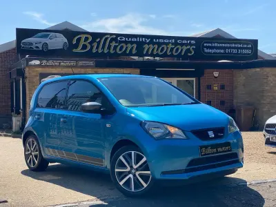 Used Seat Mii FR-Line 59 HP (43 kW) 2019 Blue Hatchback