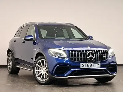Used Mercedes GLC63 AMG 476 HP (350 kW) 2019 Blue SUV