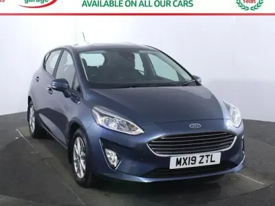 Used Ford Fiesta Zetec 101 HP (74 kW) 2019 Blue Hatchback