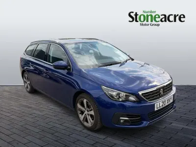 Usado Peugeot 308 Allure 130 HP (95 kW) 2020 Azul Carrinha