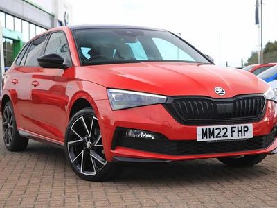 Red Used 2022 Skoda Scala Monte Carlo Hatchback | £15,995 (Fair price)