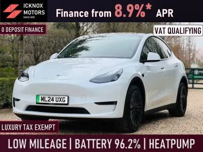 Used Tesla Model Y Long Range AWD 378 kW (514 HP) 2024 White SUV