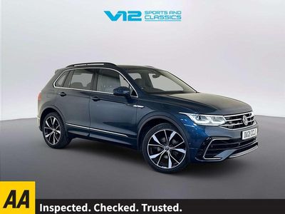 Used VW Tiguan R-line 150 HP (110 kW) 2021 Blue SUV