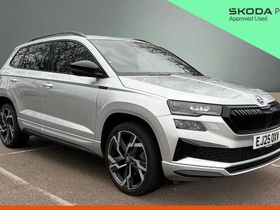 Used Skoda Karoq SportLine 150 HP (110 kW) 2025 Silver SUV