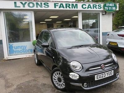 Black Used 2023 Fiat 500 Hatchback | £9,695 (Fair price)
