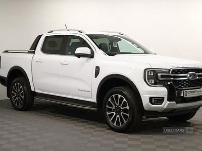 White New 2025 Ford Ranger Platinum Pickup | £43,995 (A bit pricey)
