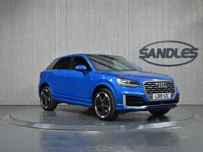 Used Audi Q2 S-Line 190 HP (139 kW) 2019 Blue SUV