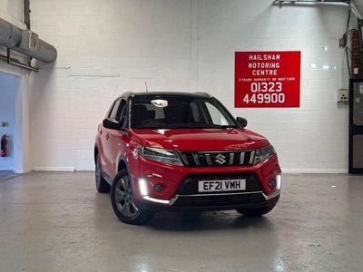 Used Suzuki Vitara SZ-T 2021 Bright red & cosmic black pearl SUV