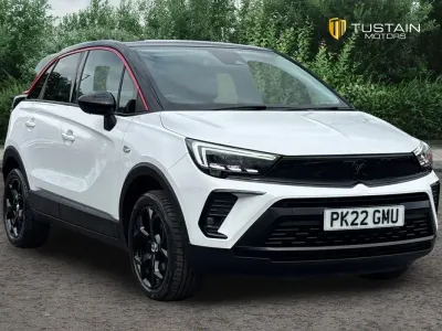 Used Vauxhall Crossland GS Line 110 HP (80 kW) 2022 White SUV