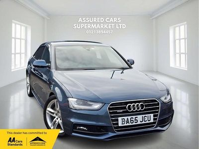 Blue Used 2015 Audi A4 S-Line Sedan | £10,000