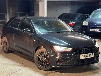Used Audi A3 S-Line 2014 Black Hatchback