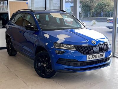 Used Skoda Karoq SportLine 150 HP (110 kW) 2020 Blue SUV