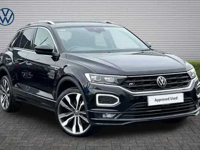 Begagnad VW T-Roc R-line 150 HK (110 kW) 2021 Svart SUV