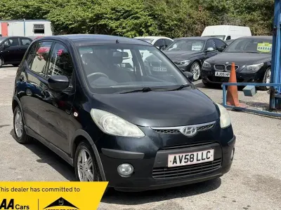 Used Hyundai i10 Comfort 78 HP (57 kW) 2008 Black Hatchback