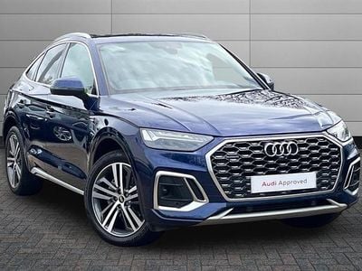 Used Audi Q5 S-Line 265 HP (194 kW) 2021 Navarra blue SUV