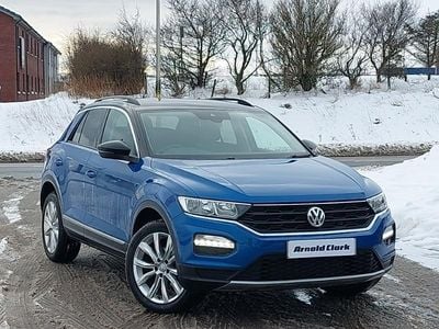 Used VW T-Roc Design 150 HP (110 kW) 2019 Blue SUV