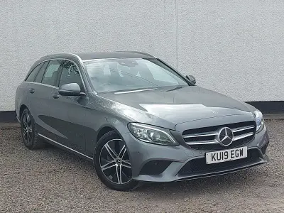 Begagnad Mercedes C200 Premium 184 HK (135 kW) 2019 Grå Kombi