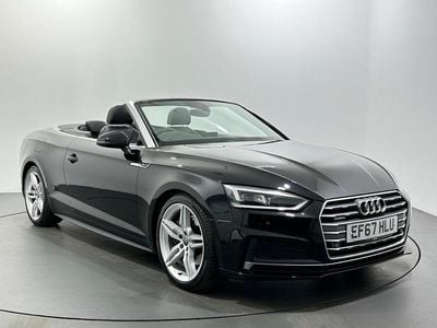 Black Used 2017 Audi A5 Cabriolet S-Line Cabriolet | £16,541 (Fair price)