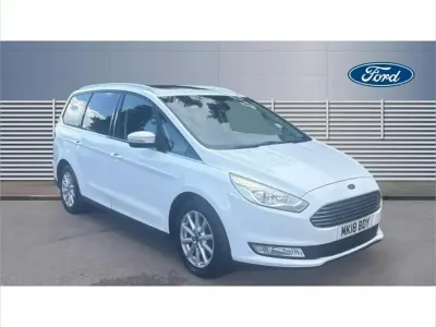 Gebraucht Ford Galaxy Titanium X 150 PS (110 kW) 2018 Weiß Van / Kleinbus