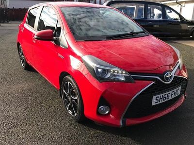 Red Used 2016 Toyota Yaris Hybrid Design Hatchback | £8,995 (A bit pricey)