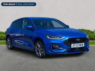 Used Ford Focus ST-Line 2022 Blue Hatchback