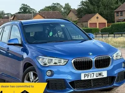 Used BMW X1 M Sport 231 HP (169 kW) 2017 Blue SUV