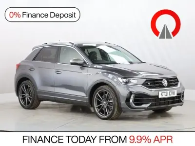 Usado VW T-Roc R 300 HP (220 kW) 2021 Cinzento SUV