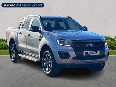 Silver Used 2021 Ford Ranger Wildtrack Pickup | £18,800 (Fair price)