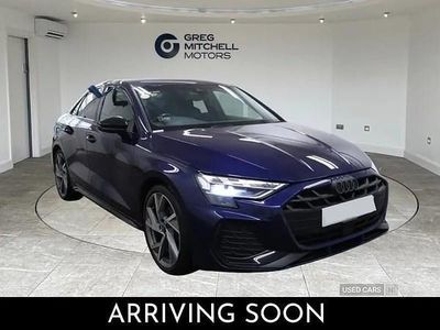 Used Audi A3 Black Edition 150 HP (110 kW) 2025 Blue Sedan