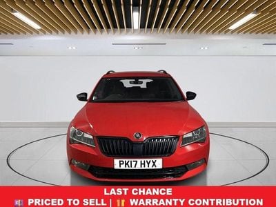 Used Skoda Superb SportLine 150 HP (110 kW) 2017 Red Estate